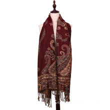 Hot Sale Polyester Scarf Winter Pashmina Fashion Shawl